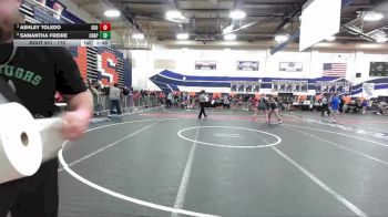 170 lbs Quarterfinal - Ashley Toledo, Santiago (Corona) vs Samantha Freire, Chaparral