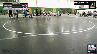 100 kg 5th Place - Cael Combs, Sebolt Wrestling Academy vs Emmett Jipp, Big Game Wrestling Club