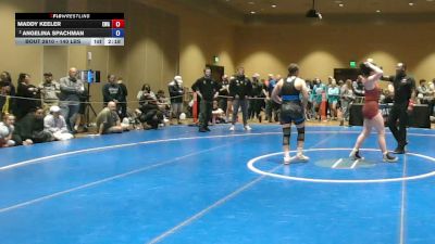 140 lbs Champ. Rd Of 16 - Maddy Keeler, Empire Wrestling Academy vs Angelina Spachman