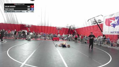 113 lbs Champ. Rd Of 64 - Colin Weber, Team Nazar Training Center vs Troy Davis, MWC