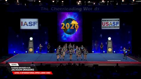 Academia Dragones Elite - Jackson Dragons [2026 L5 International Open Large Coed Semis] 2026 The Cheerleading Worlds