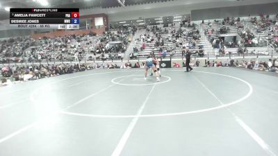 68 kg Champ. Rd Of 16 - Amelia Fawcett, Pioneer Grappling Academy vs Desiree Jones, Menlo Wrestling Club