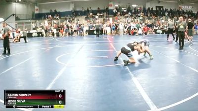 105 lbs Cons. Round 1 - Aaron Shively, Cadillac vs Jesse Silva, Portage