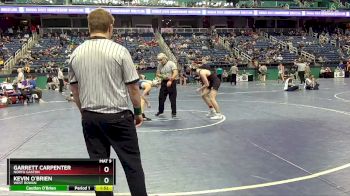 3A 138 lbs Champ. Round 1 - Kevin O`Brien, West Rowan vs Garrett Carpenter, North Gaston