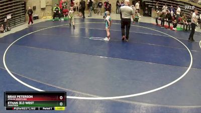 51 lbs Cons. Round 4 - Ethan (ej) West, Shootbox vs Brax Peterson, Athlos Wrestling