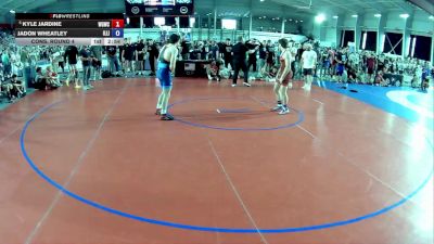 150 lbs Cons. Round 4 - Kyle Jardine, Wadsworth Grizzly Wrestling Club vs Jadon Wheatley, Illinois