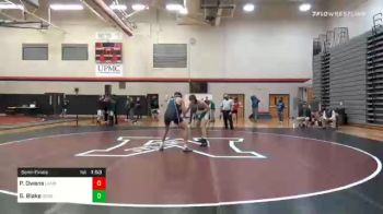 215 lbs Semifinal - Parker Owens, Lampeter Strasburg vs Garrett Blake, Donegal