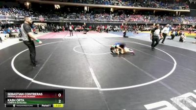 5A 120 lbs Champ. Round 1 - Kash Orta, Lubbock Estacado vs Sebastian Contreras, Mission Sharyland Pioneer