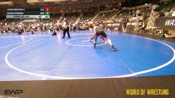 120 lbs Consi Of 8 #1 - Leon Melton II, The St James Academy vs Gavin Steder, Sauk Valley Wrestling Club