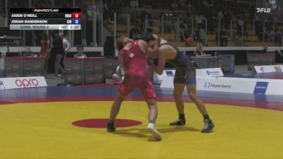 61kg Cons. Round 3 - Aiden O`Neill, Kempenfelt Bay Athletic Club vs Jonah Sanderson, Saskatoon Junior Huskies