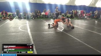 120 lbs Round 3 (8 Team) - Liam English, Forge vs Ryan Kennedy, TWFOC