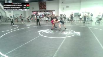 144 lbs Consi Of 8 #2 - Boyd Naalii Naki Kahoalii, Na Mamo Alii vs Karston Montgomery, Matador WC