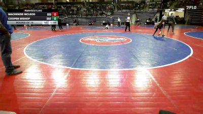 81 lbs Round Of 16 - Mackenzie McLeod, Bison Takedown Wrestling Club vs Cooper Bishop, South Forsyth WAR Wrestling Club