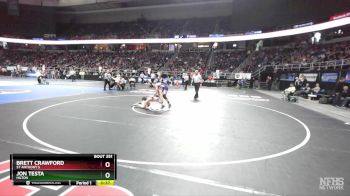 I-102 lbs Cons. Round 2 - Brett Crawford, St Anthony`s vs Jon Testa, Hilton