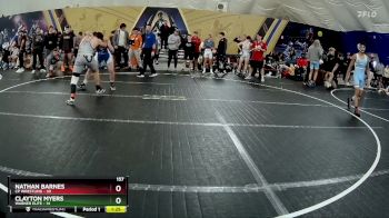 157 lbs Finals (2 Team) - Clayton Myers, Warner Elite vs Nathan Barnes, CP Wrestling