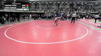 140 lbs Champ. Round 1 - Mindy Johnson, Borger vs Dereona Young, Lubbock Cooper