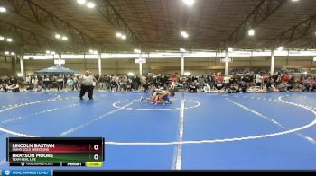 95 lbs Quarterfinal - Lincoln Bastian, Idaho Gold Wrestling vs Brayson Moore, Team Real Life