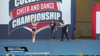 Weber State University - Isabella & Manuel [2025 Coed Partner Stunt] 2025 NCA & NDA College Nationals