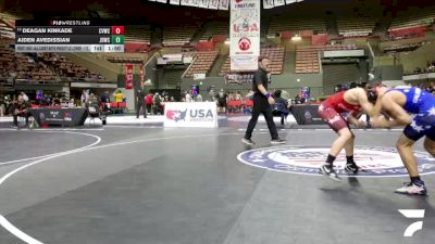 All Cadet Boys Freestyle Lower - 113 lbs Champ. Round 2 - Deagan Kinkade, Coachella Valley Wrestling Club vs Aiden Avedissian, Junkyard Dogs Wrestling Club