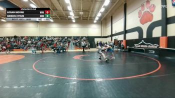 190B Round 1 - Logan Moore, Worland vs Gideon Cyrus, Dubois