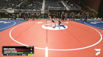 78 lbs Quarterfinal - Beau Weaver, Windy City Wrestlers vs Huntley Bache, Moorcroft Mat Masters Wrestling Club