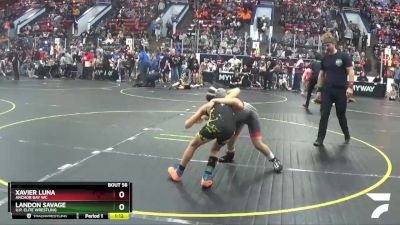 78 lbs Cons. Round 3 - Landon Savage, U.P. Elite Wrestling vs Xavier Luna, Anchor Bay WC