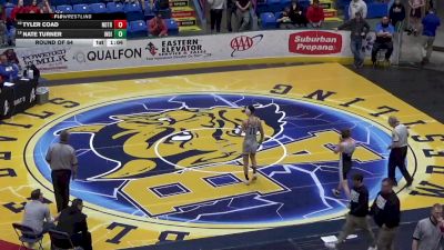 132 lbs Round Of 64 - Tyler Coad, Notre Dame Green Pond vs Nate Turner, Indiana