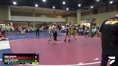 75 lbs Round 2 (6 Team) - Kage Stiffler, Gulf Coast WC vs Mike Hinson, Rabbit WC