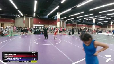 86 lbs Cons. Semi - Luke Rogers, Panhandle RTC vs Tziviana Valencia, NB Elite Wrestling Club