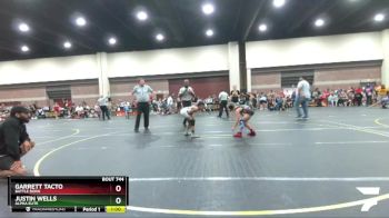 65 lbs Semifinal - Garrett Tacto, Battle Born vs Justin Wells, ALPHA ELITE