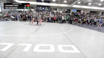 145 lbs Cons. Semi - Taya Crookston, Ridgeline vs Alexandra Gates, Cedar Valley