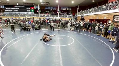106 lbs Champ. Round 2 - Marcos Moran, Toppenish vs Drayson Lathim, Hermiston
