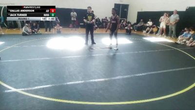 120/126 Round 1 - Dallas Anderson, A C Flora vs Jack Turner, Mighty Warriors Wrestling Acad