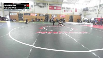 105 lbs Cons. Round 2 - Ashlynn Wang, Alameda High School vs McKenzie Chen, Dougherty Valley