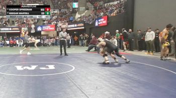AA - 150 lbs Cons. Round 1 - Keegan Martell, Billings Senior High School vs Cooper Spreeman, Missoula Sentinel