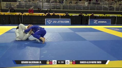 Gerardo Balderrama Jr. vs Ranger Allen Wayne Owen 2025 Pan Jiu Jitsu IBJJF Championship