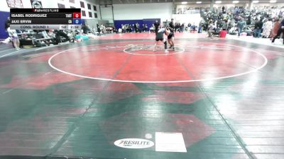 124 lbs Cons. Round 1 - Jaxi Ervin, Carl Albert vs Isabel Rodriguez, Tarleton State