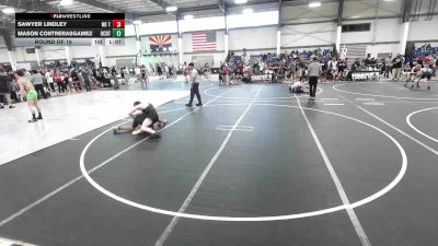 123 lbs Round Of 16 - Sawyer Lindley, No Team vs Mason ContrerasGamez, Ocrtc