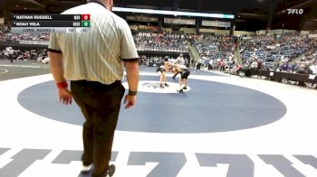 106 lbs Cons. Round 3 - Noah Vela, Newton HS vs Nathan Russell, Maize South HS