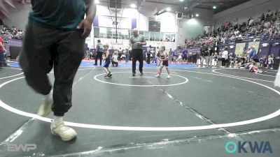 43 lbs Consi Of 4 - Benjamin Baxstrom, Warhorse Wrestling Club vs Brady Mulliniks, Victory Christian School