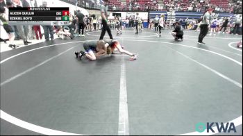 76 lbs Quarterfinal - Alicen Quillin, Chickasha Youth Wrestling vs Ezekiel Boyd, Harrah