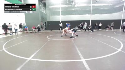 113 lbs Cons. Round 4 - Nathanial Sanders, Red Cobras vs Atreyu Whitten, Oak Grove