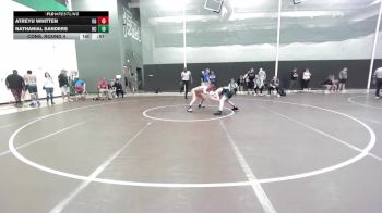 113 lbs Cons. Round 4 - Nathanial Sanders, Red Cobras vs Atreyu Whitten, Oak Grove