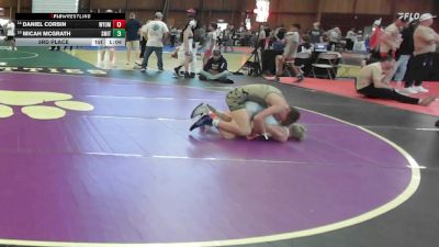 95 lbs 3rd Place - Daniel Corbin, Wyoming Seminary vs Micah Mcgrath, Smitty's Barn