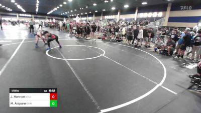 126 lbs Consi Of 8 #1 - Malachi Aispuro, Grindhouse WC vs Joey Hannon, Golden State WC