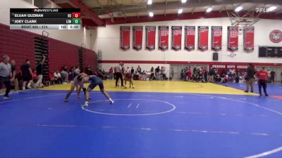 174 lbs Cons. Round 4 - Elijah Guzman, Bakersfield College vs Joey Clark, Lemoore College