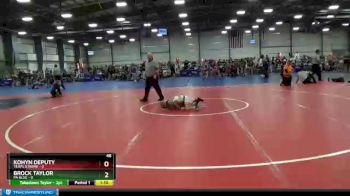 48 lbs Round 3 - Brock Taylor, PA Blue vs Kohyn Deputy, Terps Xtreme