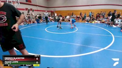 110 lbs Round 3 (6 Team) - Mason Lampe, MPWC vs Merrick Blackston, Big Dog Ranch