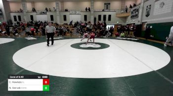 138 lbs Consi Of 8 #2 - Camden Hawkes, Silver Lake vs Nick Varvak, Sharon