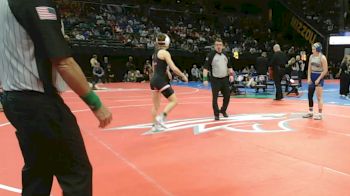 130 Class 1 lbs Semifinal - Alivia Bottoms, Boonville vs Emily Bischoff, Odessa